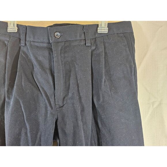 DOCKERS Pants Mens 36 Blue Pleated Front Classic Khakis Adult 36x32 - Picture 2 of 10